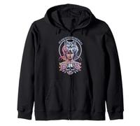 Wires and Wolves Cyber Woman Wolf Skull Tech Dream Rose Sweat à Capuche