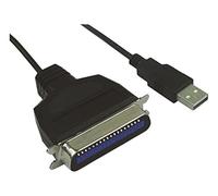 Wiretek 11404 Cordon USB pour Imprimante/Centro 36 Mâle 1,20 m Noir