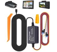 Wiring Kit, Dashcams Charger Cord, Battery Adapter Cable, Multi Purpose Powers, Constant Power Supply for Parking Monitoring, Car, Van, Dashboard, Vehicle Security, 18.3/12.2/3.2 inches