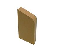 Wiroflex Plinthe Embout droit barre et revêtement de sol barre des canalisations de tous types, 1 pièce, 90 mm, Hêtre, 26139 5