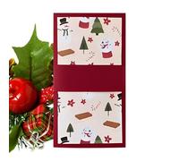 wiroouia Carte De Vœux De Noël - Support Pour Cartes Cascade De Noël | Carnet De Fête Fait Main - Pour Vacances, Entreprise, Quotidien, Fête, Rassemblement, École, Lieu De Travail