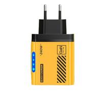 wiroouia Chargeur Mural USB - Cube de Charge Portable Maison avec 5 Ports,Cube Multiprise USB pour Maison Bureau Voyage Intérieur Extérieur Salle de Bain