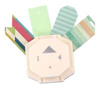 wiroouia Coupe-Coin, 4 En 1 Fournitures Pour Artisanat Créatif, Perforateur pour Loisirs Créatifs, Pour Projets De Do It Yourself Création De Cartes De Vœux Scrapbooking Tenue De Journal Étiquetage Et