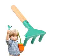 wiroouia Kit de Jardinage pour,Outils de Plage en Bois avec Manche | Outils de Creusement pour Jardin, Plage et Bac à Sable,pour Filles Jardin Maison École Plantation Désherbage