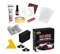 wiroouia Kit De Réparation Rayures Voiture - 10 ml Rénovateur Rapide Longue Durée | Kit Peinture Voiture,Pour Carrosserie Pare-Chocs Portes Rayures Éclats Bosses Fissures Dommages