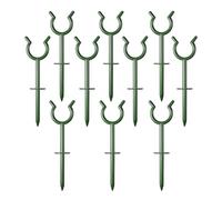 wiroouia Piquets Guide Tuyau Arrosage Jardin | Piquet de Fixation pour Protection de Pelouse et,10 Pièces Support Fixation Irrigation pour Jardin Arrière Cour Bordures Allée Pavée