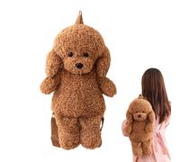 wiroouia Sac Bandoulière Doudou Animaux,Sac À Dos Peluche Enfant | Sac Doux En Forme De Chien Adorable Pour École, Femmes, Voyage et Usage Quotidien