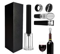 wiroouia Tire-Bouchon Pour Vin,Accessoires de Bar Pneumatiques Portables en Acier - Ensemble Ouvre-Bouteille à Vin avec Verseur - Pour Usage Domestique Cuisine Salle À Manger Bar Pique-Nique Famille