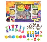 wiroouia Toys de Jeu de Sable, Jouets de Sable | Jouez à Sand Beach Tool Kit sensoriel - Colorateful Educational Motor Motor Learning for Child's Day, Thanksgiving Célébrations