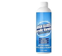wiroouia Vernis Peinture Acrylique,120ml Haute Brilliance Séchage Rapide Résistant Aux UV - Vernis Pour Œuvres D'Art Acryliques | Pour Artistes Amateurs Débutants Confirmés Créateurs Toile Bois DIY