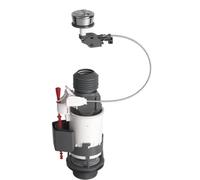 Wirquin 10719764 Mécanisme de chasse d'eau double chasse à étrier MW2, gris