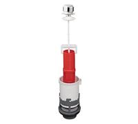 Wirquin Mécanisme de chasse d'eau WC 10723590 – simple chasse, bouton poussoir à tirette MX, gris