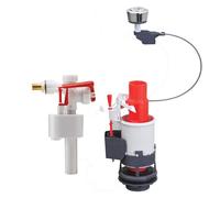 Wirquin 10724351 Mécanisme WC Double Chasse MW2 Robinet Flotteur F89 Chromé