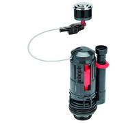 Wirquin 10724824 Mécanisme WC Double Chasse Flexiflow Chromé