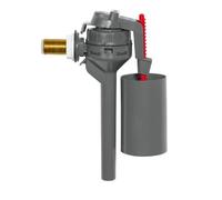 Wirquin 10723594 Chasse d'eau wc robinet flotteur à alimentation latérale Topy, gris