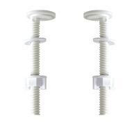 Wirquin 20719940 Vis de fixation blanches pour abattant WC Wirquin Chut à fermeture ralentie