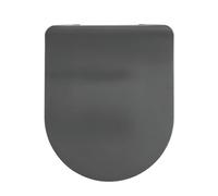 Wirquin 20722690 Abattant wc Amiral avec frein de chute, déclipsable et fixation par le dessus, gris