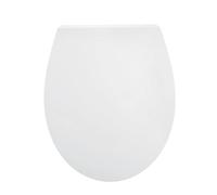 Wirquin 20724946 Abattant WC Everest Blanc | Thermodur, frein de chute, déclipsable, fixation par le dessus, système Lock+, forme U universelle