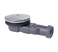 Wirquin 30718661 Bonde de douche Slim D40 avec siphon, chromé