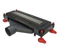 Wirquin 30721183 - Caniveau de douche So Low L210 avec grille en inox et guides pentes