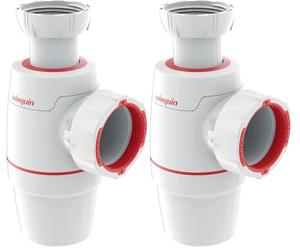Wirquin 30722144 Siphon lavabo Néo D32 zéro fuite, blanc (Lot de 2)