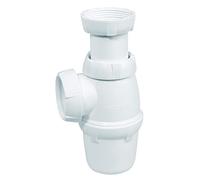 Wirquin 30723115 Siphon d'évier classique ⌀40 mm réglable en hauteur, blanc