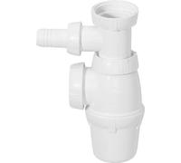 Wirquin Siphon réglable avec sortie machine à laver blanc 40 mm