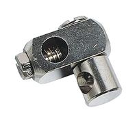 Wirquin 30723219 Chape de liaison en laiton pour bonde de lavabo à tirette, chromé