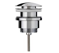 Wirquin 30723419 Bonde Lavabo chromée Vis Centrale avec Corps de Bonde