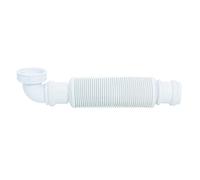Wirquin Siphon lavabo Senzo 30723664 – extra-plat gain de place Ø32 mm, blanc