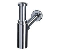 Wirquin 30723933 Siphon Lavabo Linéis Ø32 mm Laiton Chromé | Design, étanche, anti-odeurs, installation facile, réglable, entretien facile, accessible si bouchage