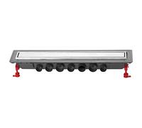 Wirquin Caniveau douche à l'italienne Venisio Expert 30723958 L.700 mm grille inox chromé
