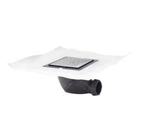 Wirquin 30723967 Bonde de Douche à Chaper Orientable James 11,5 x 11,5 cm