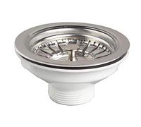 Wirquin 30723987 Bonde Évier 1 Bac Ø90 mm à Panier sans Trop-plein