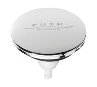 Wirquin 30724024 Clapet Quick-clac pour baignoire Ø65 mm en inox, chromé