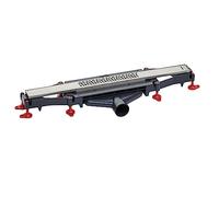 Wirquin 30724323 Caniveau douche à l'italienne So Line L.500 mm avec grille en inox, chromé