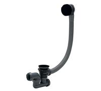 Wirquin 30724541 Ensemble Vidage de Baignoire Black Touch à Câble L700 mm, noir
