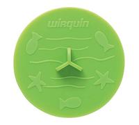 Wirquin 39222301 Bouchon universel Frisby ø 105 mm pour évier, lavabo et baignoire, vert