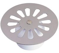 Wirquin 39235003 Grille universelle de remplacement pour bonde d'évier D85, chromé