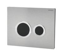 Wirquin 55721305 Plaque de déclenchement WC Hoop grise en PMMA, double chasse