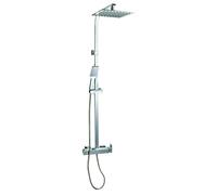 Wirquin 60723568 Colonne de douche Monza Touch avec mitigeur mécanique 1 jet, chromé