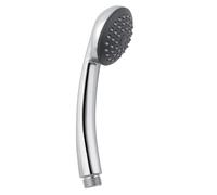 Wirquin 60724864 Pommeau de douche Baso 1 jet chromé pour barre de douche, anticalcaire, compatible tous flexibles, ACS