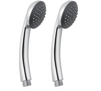 Wirquin 63280001 Douchette 1 jet Baso pour barre de douche, chromé (Lot de 2)