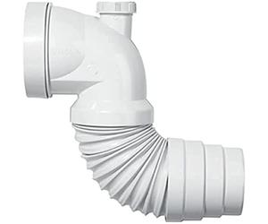 Wirquin 70718814 Pipe WC Extensible L.230 - 330 mm à Coller avec Piquage