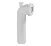 Wirquin 71060201 Pipe WC Rigide L.395 mm à Coller avec Piquage | Raccord wc rigide, long, ABS, origine France garantie, blanc