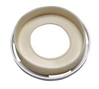 Wirquin 79420001 Bague de Sortie de Cuvette avec Joint | ABS, joint SBS, adapté pipe rigide, fabriqué en France, blanc