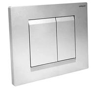 Wirquin Pro - WIRQUIN Plaque de commande wc suspendu 3/6L CHRON gris brillant