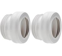 Wirquin RA372 Manchon Longueur 95 mm à Emboîter Excentrée à Lèvres 1,9 cm (Lot de 2)