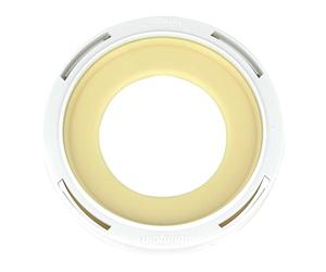 Wirquin RWC20 Bague de Sortie de Cuvette avec Joint | ABS, joint SBS, adapté pipe rigide, fabriqué en France, blanc