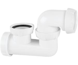 Wirquin SP602 Siphon de baignoire orientable, blanc